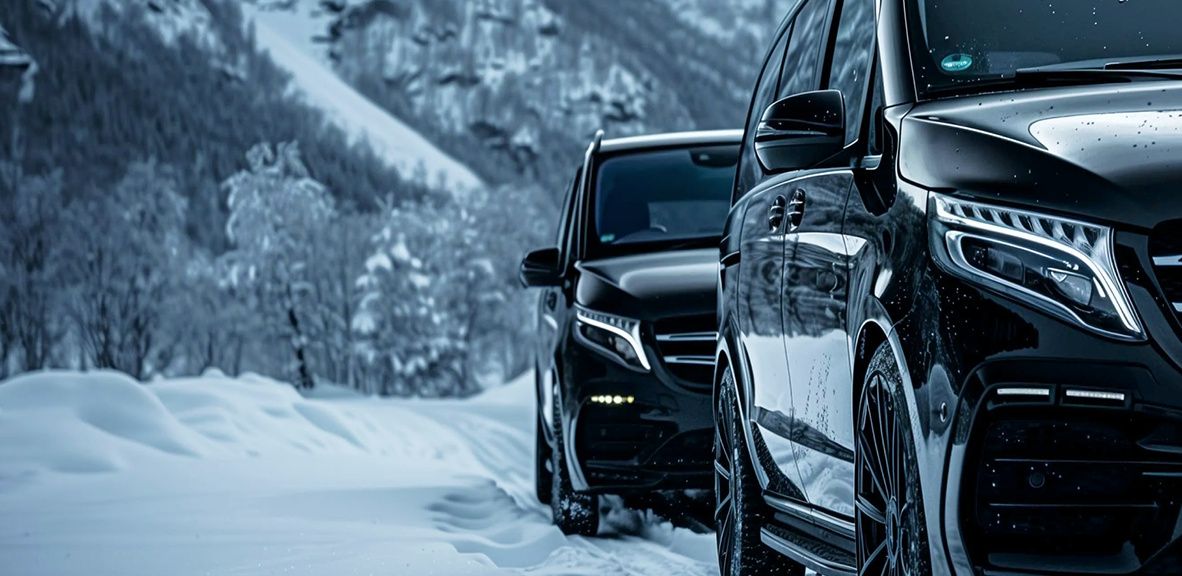 Private chauffeur transfer to The I.C.E. St. Moritz event