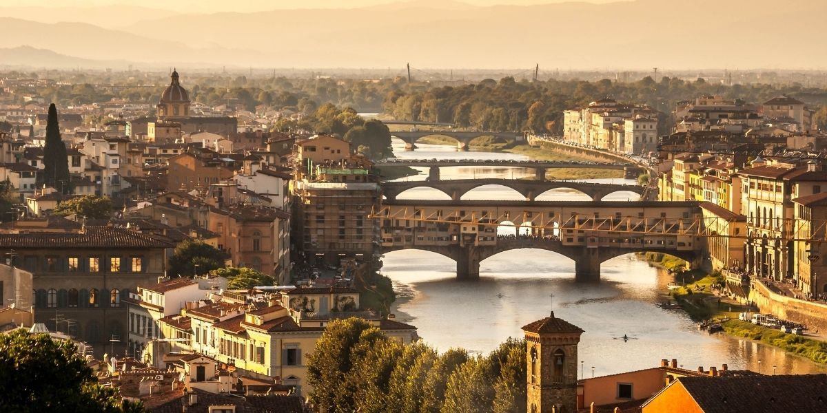 Chauffeur car at Florence airport ready for hotel transfer