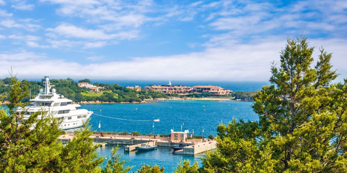 Sardinian coastal road drive from Porto Cervo