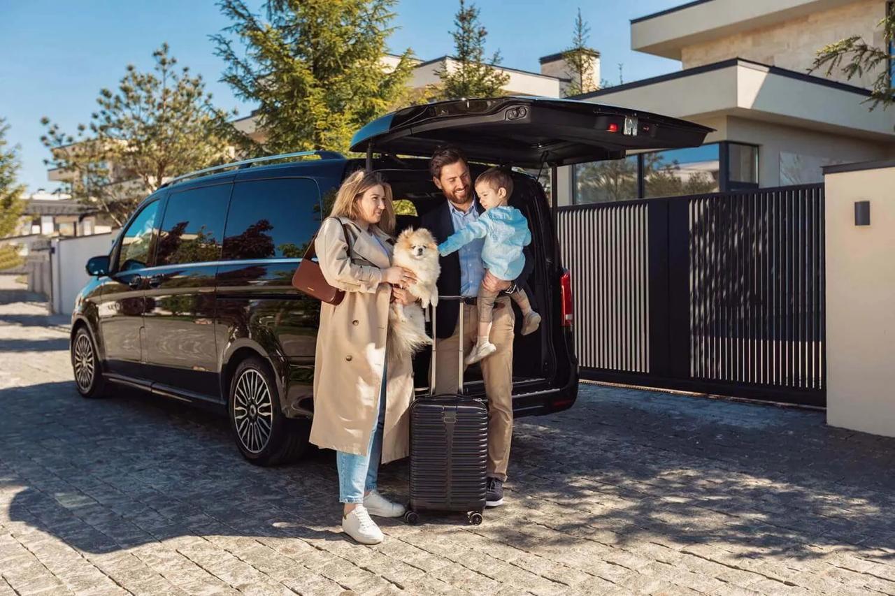 Premium chauffeur service with luxury vehicle